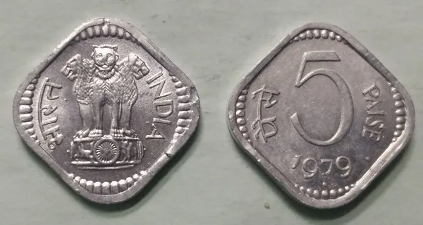 India_-_1979_-_5_Paise_UNC_1_No_-_Pack_of_2