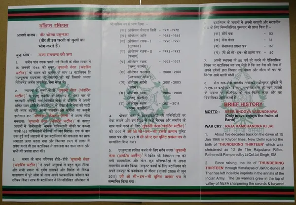 INDIA_-_ARMY_POSTAL_COVERS(APO's)_-_20-01-2015_-_13_Battalion_The_Rajputana_Rifles_-_Pack_of_3