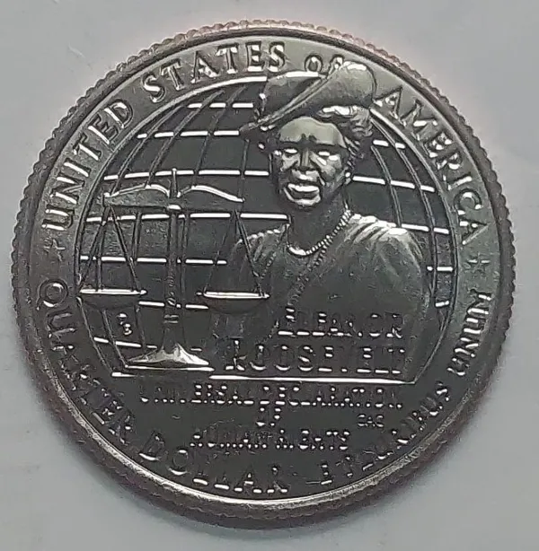 United_States_-_American_Women_Quarter_Dollar_Coin_Eleanor_Roosevelt_2023-_P_Mint_UNC