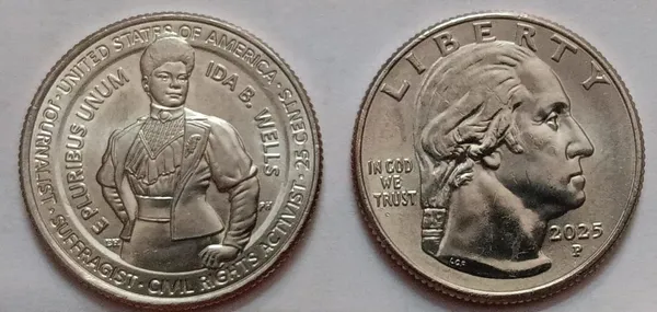 United_States_-_American_Women_Quarter_$_Coin_25_CENTS_-E_PLURIBUS_UNUM-IDA_B.WELLS_(Journalist,_Suffragist,_Civil_Rights_Activist)2025_P_MINT_UNC