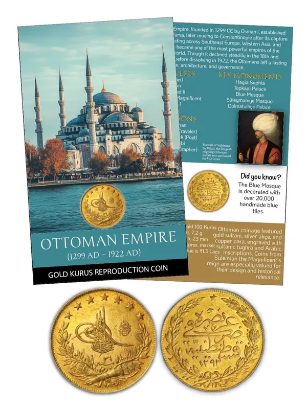 Ottoman_Empire-Gold_Kurus_Gold_-Plated_Reproduction_Atm_Card_Type/Limited_Edition_-_Pack_of_2