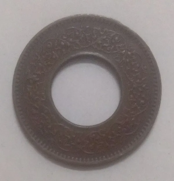 British_India_Coin_George_VI-1_Pice_1944_Used_Copper_-_Pack_of_3