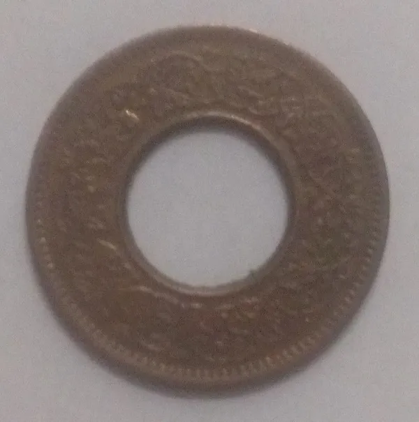 British_India_Coin_George_VI-1_Pice_1945_Used_Copper_-_Pack_of_3