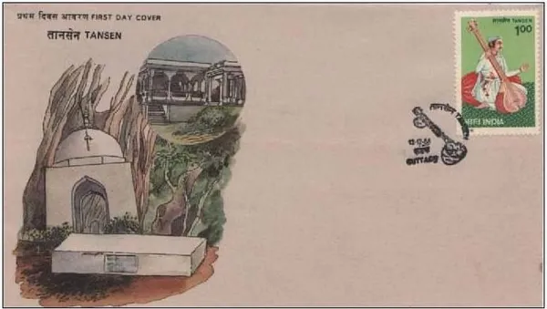 INDIA_-_FDC_-_1986_-_12th_Dec_1986_Tansen_(Dhrupad_Singer_Composer)_-_Pack_of_2