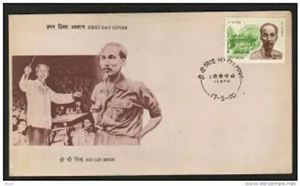 INDIA_-_FDC_-_1990_-_17_May_1990_Birth_Centenary_Of_Ho_Chi_Minh_(Vietnamese_Leader)_-_Pack_of_2