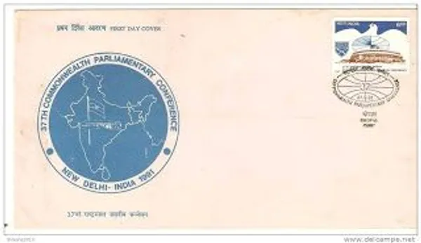 INDIA_-_FDC_-_1991_-_27_Sep_1991_37th_Commonwealth_Parliamentary_Association_Conference,_New_Delhi_-_Pack_of_3