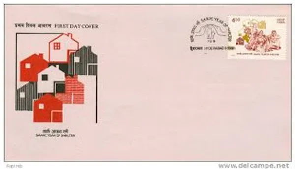 INDIA_-_FDC_-_1991_-_07_Dec_1991_Saarc_Year_of_Shelter_-_Pack_of_2