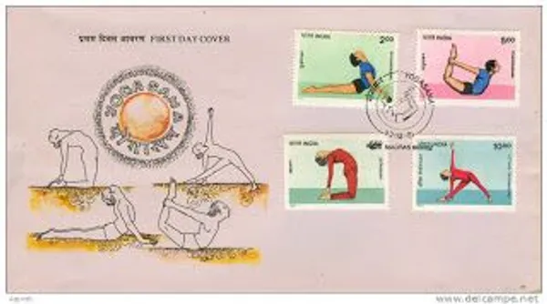 INDIA_-_FDC_-_1991_-_30_Dec_1991_Yogasana
