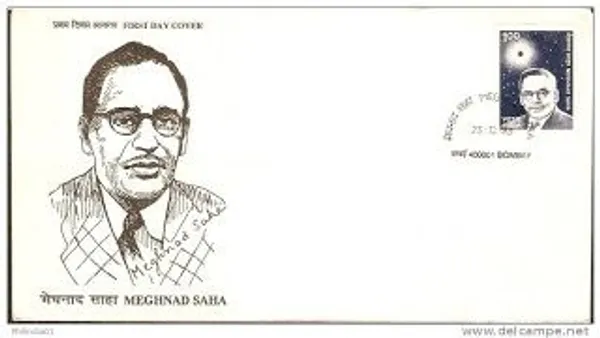 INDIA_-_FDC_-_1993_-_23_Dec_1993_Birth_Centenary_Of_Meghnad_Saha_(Physicist)_-_Pack_of_3