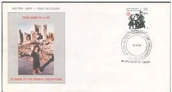 INDIA_-_FDC_-_1999_-_12_Aug_1999_50th_Anniversary_Of_The_Geneva_Conventions