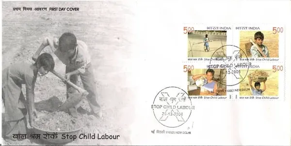 INDIA_-_FDC_-_2006_-_26_Dec_2006_Stop_Child_Labour