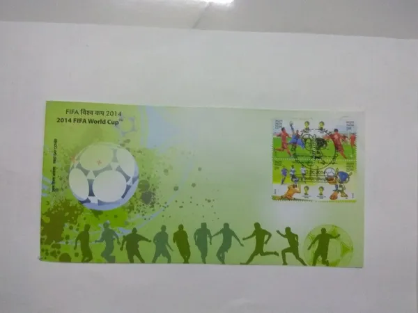 INDIA_-_FDC_-_2014_-_12_Jun_2014_Fifa_World_Cup_2014_Commemoration_-_Pack_of_2