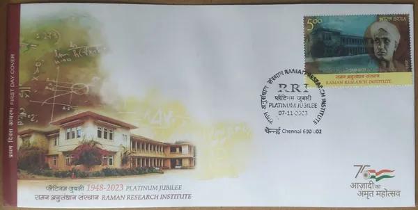 INDIA_-_FDC_-_2023_-_07_Oct_2023_Raman_Research_Institute_-_Pack_of_3