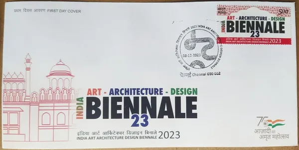 INDIA_-_FDC_-_2023_-_08_Dec_2023_Art_Architecture_Design_Biennale_-_Pack_of_3