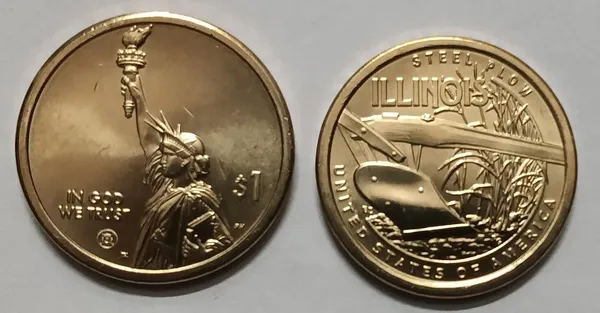United_States_Innovation_Dollar_coin-_Steel_Plow_ILLINOIS_2024_P_Mint_UNC