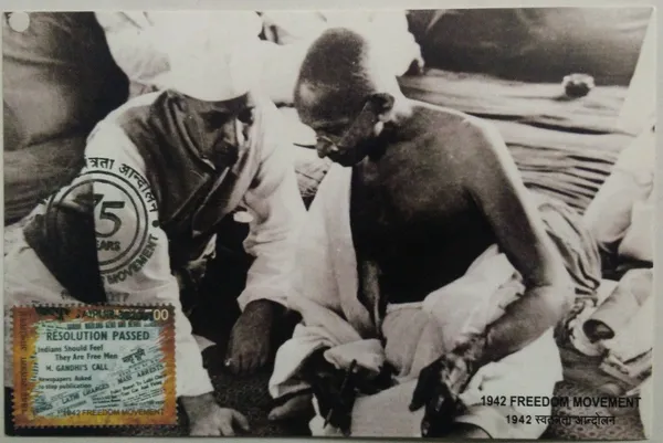 1942_Freedom_Movement_Maximum_Card_(Stamp_issue:_2017;_face_value:)_-_Pack_of_3