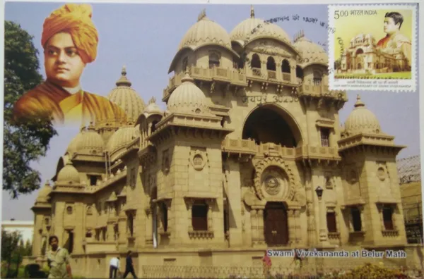 Swami_Vivekananda_At_Belur_Math_Maximum_Card_-_Pack_of_3