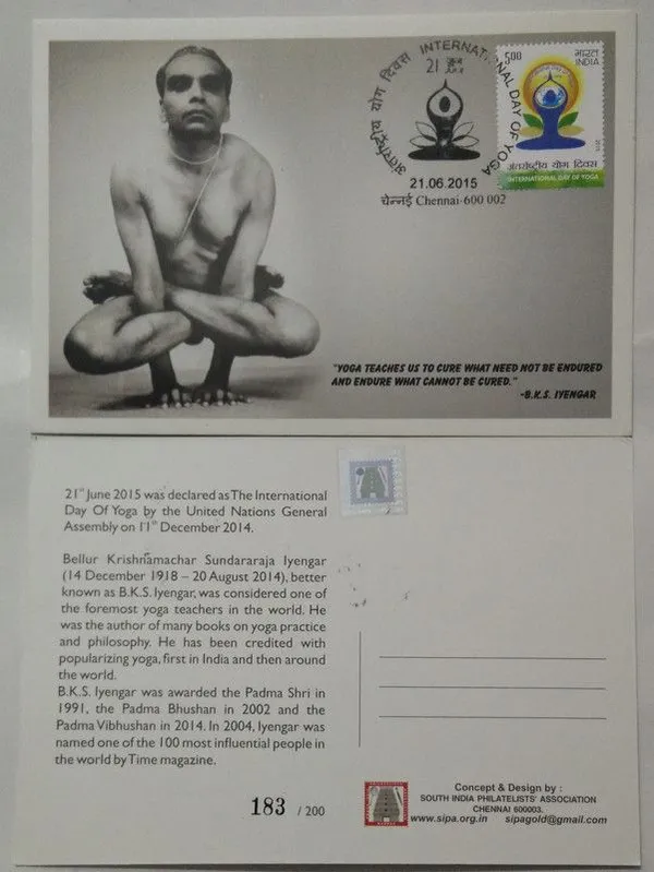 International_Day_of_Yoga_Maximum_Card_-_Pack_of_3
