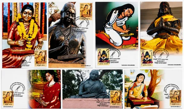 India_-_Atukuri_Molla_India_Post_Special_Cancellation_Set_of_7_Maximum_Cards