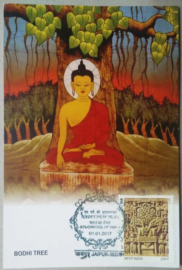 Bodhi_Tree_Maximum_Card._Collectible_item_(Stamp_issue:_2017;_face_value:)_-_Pack_of_3