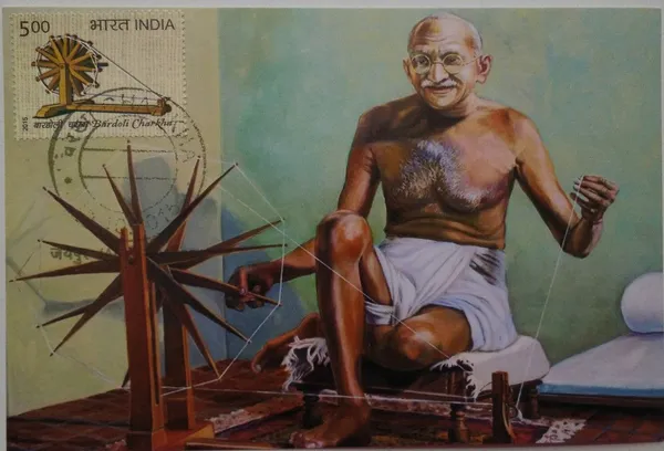 Bardoli_Charkha_Maximum_Card._Collectible_item_-_Pack_of_3