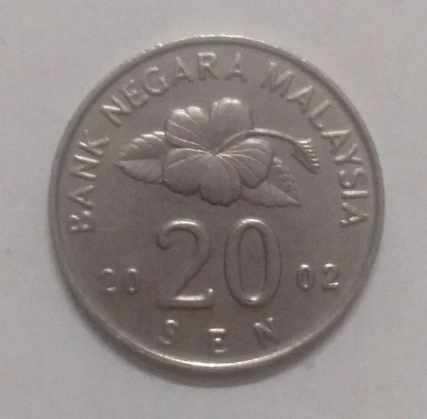 Malaysia_-_20_Sen_2002_Bank_Negara_Used_-_Pack_of_3