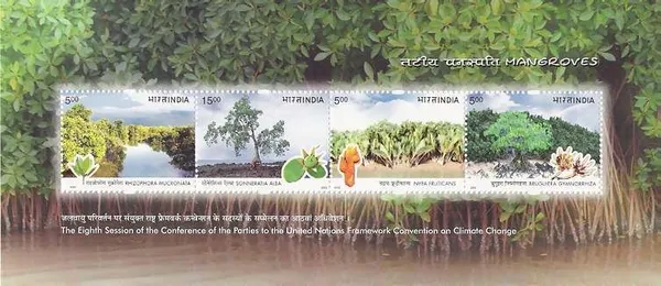 India_-_Mangroves_-_2002_(Indian_Miniature_Sheets)_-_Stamp_-_MNH