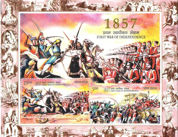 India_-_1857_First_War_of_Independence_-_2007_(Indian_Miniature_Sheets)_-_Stamp_-_MNH