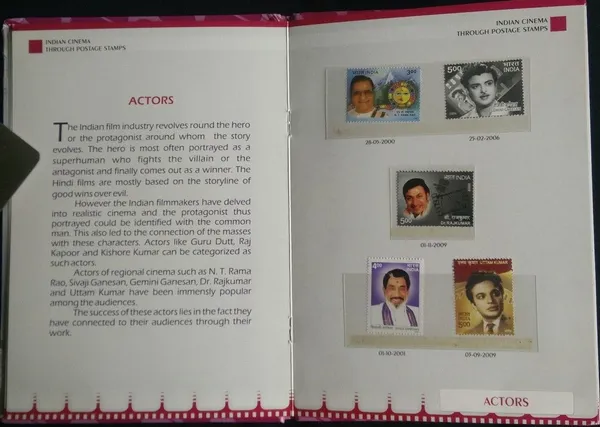 India_-_Indian_Cinema_Through_Postage_Stamps_Presentation_Pack_-_MNH