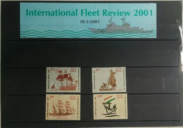 India_-_2001_-_International_Fleet_Review_Presentation_Pack_-_Stamp_-_MNH