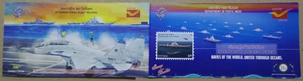 India_-_2016_-_International_Fleet_Review_Presentation_Pack_-_Stamp_-_MNH