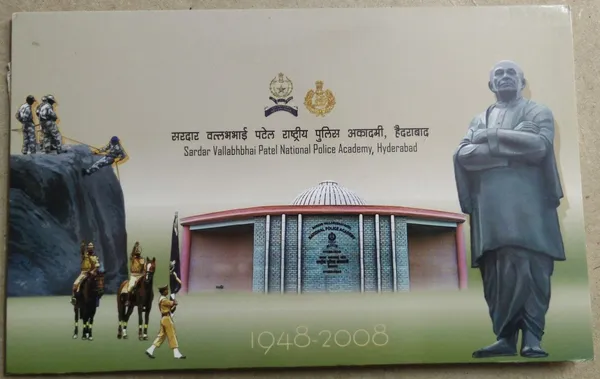 India_-_2008_-_Sardar_Vallabhbhai_Patel_National_Police_Academy_Hyderabad_Presentation_Pack_-_Stamp_-_MNH