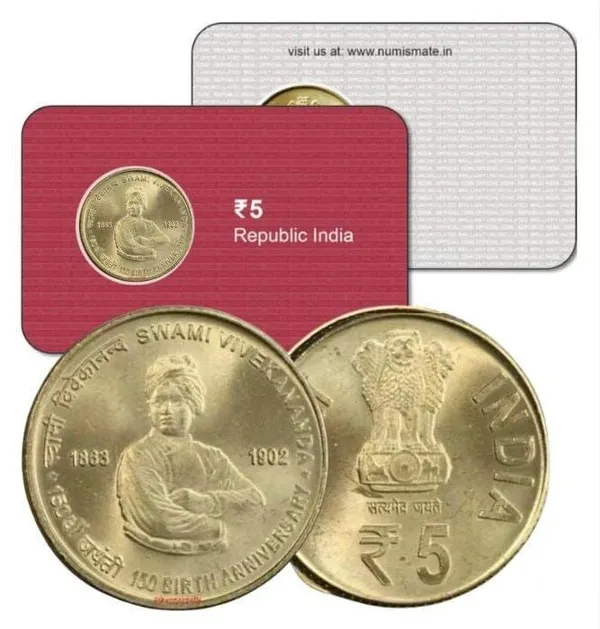 India_-_2013_-_150_Birth_Anniversary_of_Swami_Vivekananda_ATM_Card_(Pvt)_-_Pack_of_2