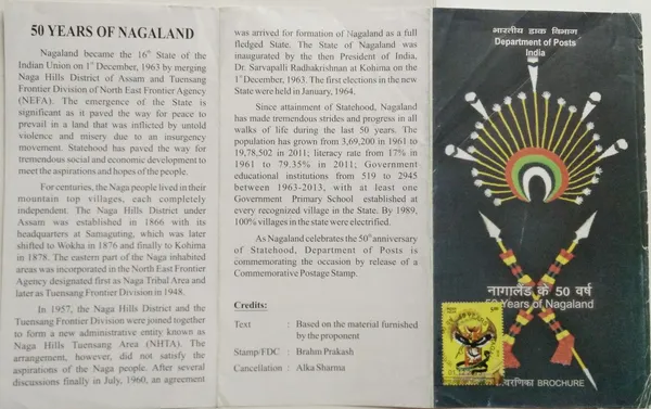 India_-_SBR_-_2013_-_50_Years_of_Nagaland_Foundation_Day_-_Emblem,_Hornbill,_Statehood_-_Pack_of_3