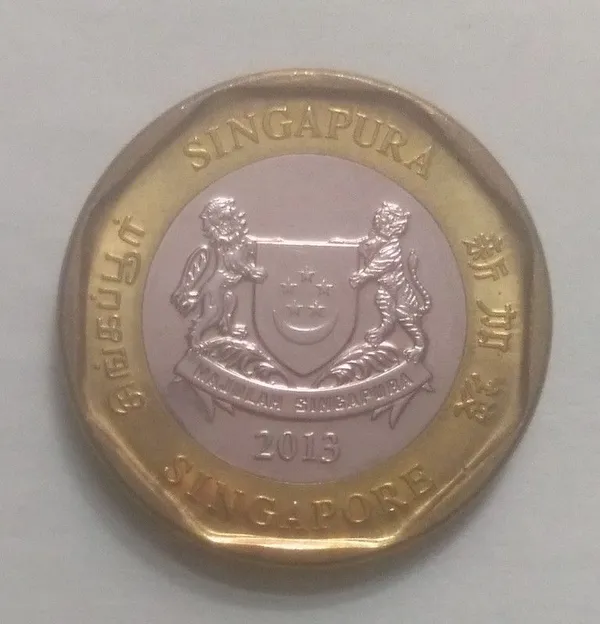 Singapore_-_1$_Dollar_2013_Majulah_/_Singapore_Used_-_Pack_of_3