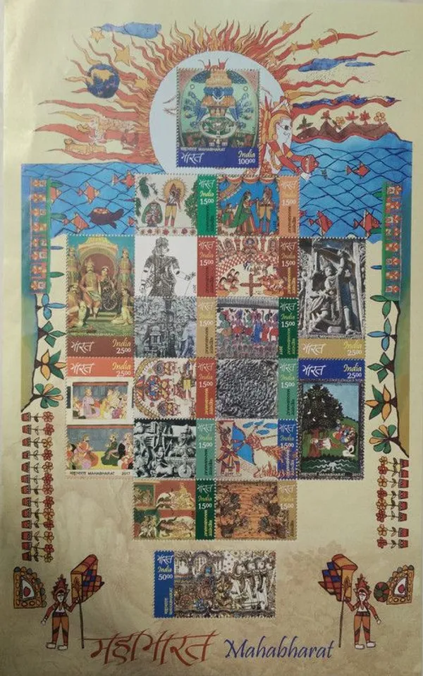 India_Japan_Joint_Issue_(Sheetlets)_-_Stamp_-_MNH