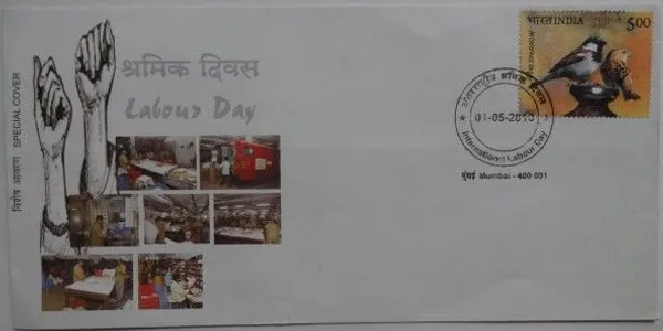 INDIA_-_Special_Cover_-_01-05-2013_-_International_Labour_day_-_Pack_of_3