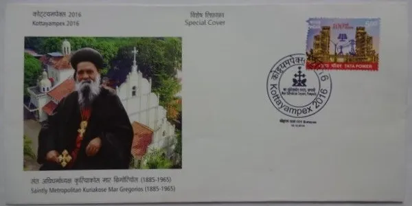INDIA_-_Special_Cover_-_04-10-2016_-_Saintly_Metropolitan_Kuriakose_Mar_Gregorios_-_Pack_of_3