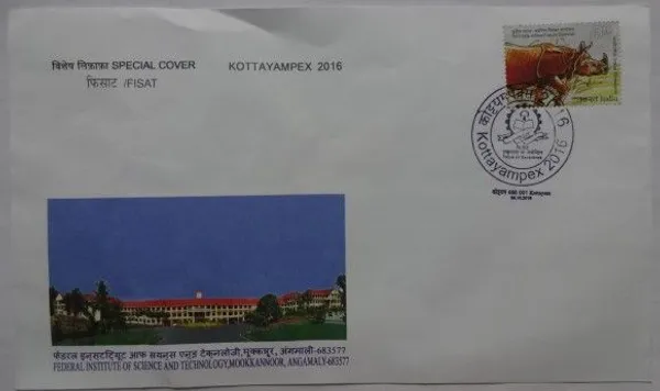 INDIA_-_Special_Cover_-_05-10-2016_-_Federal_Institute_of_Science_And_Technology_Mookkannoor_Angamaly_-_Pack_of_3