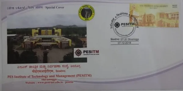 INDIA_-_Special_Cover_-_07-12-2018_-_Pes_Institute_Of_Technology_And_Management_(Pesitm)_-_Pack_of_3