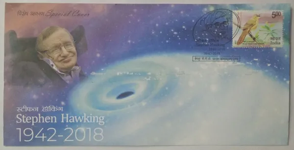 INDIA_-_Special_Cover_-_20-03-2018_-_Stephen_Hawking_-_Pack_of_2