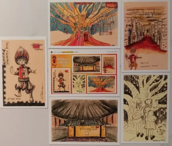 Moods_Of_Karnapex_2024_(Set_Of_6_Postcards)_Maximum_Cards