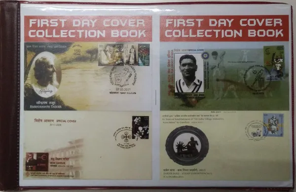 FDC_Album_-_Stock_Books,_18_Sheets_/_36_Sides-Fine_Quality-Fresh_Stock_FDC_Small._Collectible_item