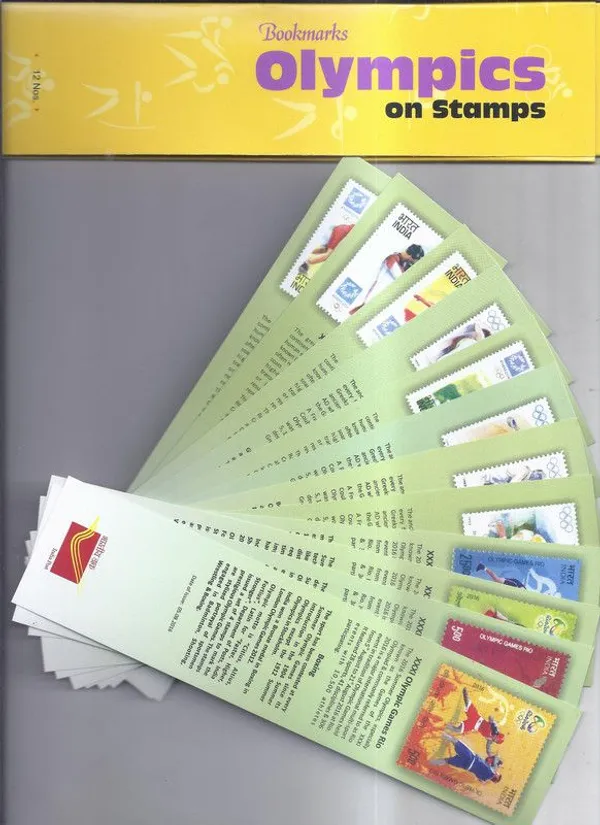 Bookmarks_Depicting_Stamps_Olympics_Theme._Collectible_item