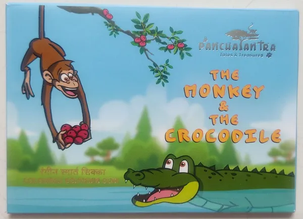 Panchatantra_Coloured_Souvenir_Coin_Proof_Set_The_Monkey_The_Crocodile_(Proof_Set)_Blister_Packing