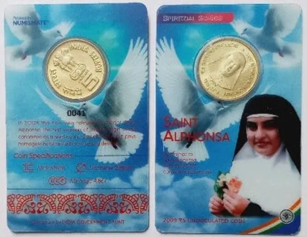 India_-_2009_-_Saint_Alphonsa_Birth_Centenary_Atm_Card_(Pvt)