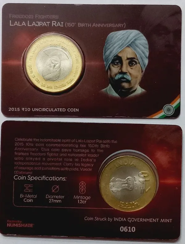 150th_Birth_Anniversary_of_Lala_Lajpat_Rai_ATM_card__(Pvt)_-_Pack_of_2