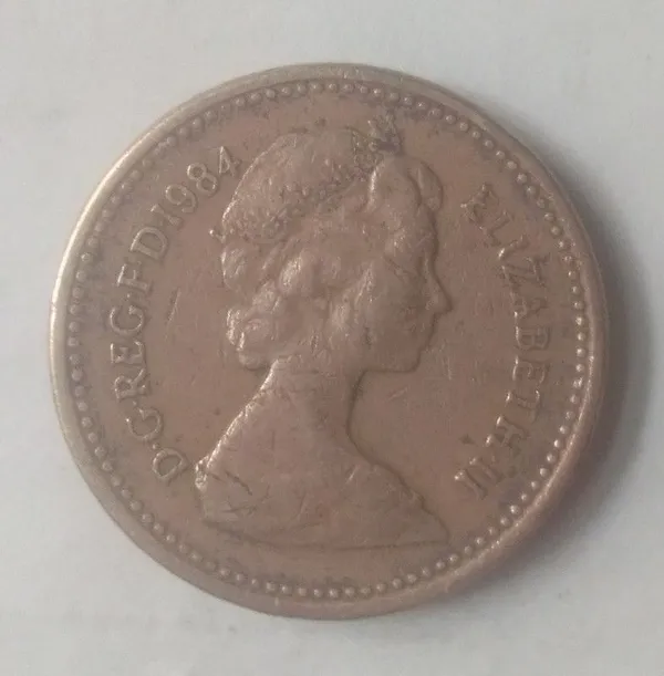United_Kingdom_-_1_pound_1984_Great_Britain,_Elizabeth_II_Used.