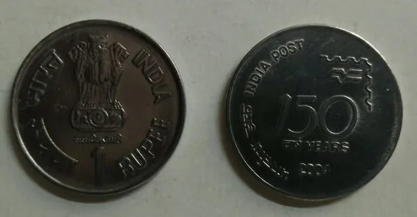 India_-_2004_-_1_Rupee_-_150_Years_of_India_Post