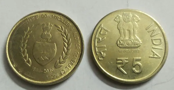 India_-_2011_-_5_Rupees-C_A_G-1_No-_UNC_-_Pack_of_3